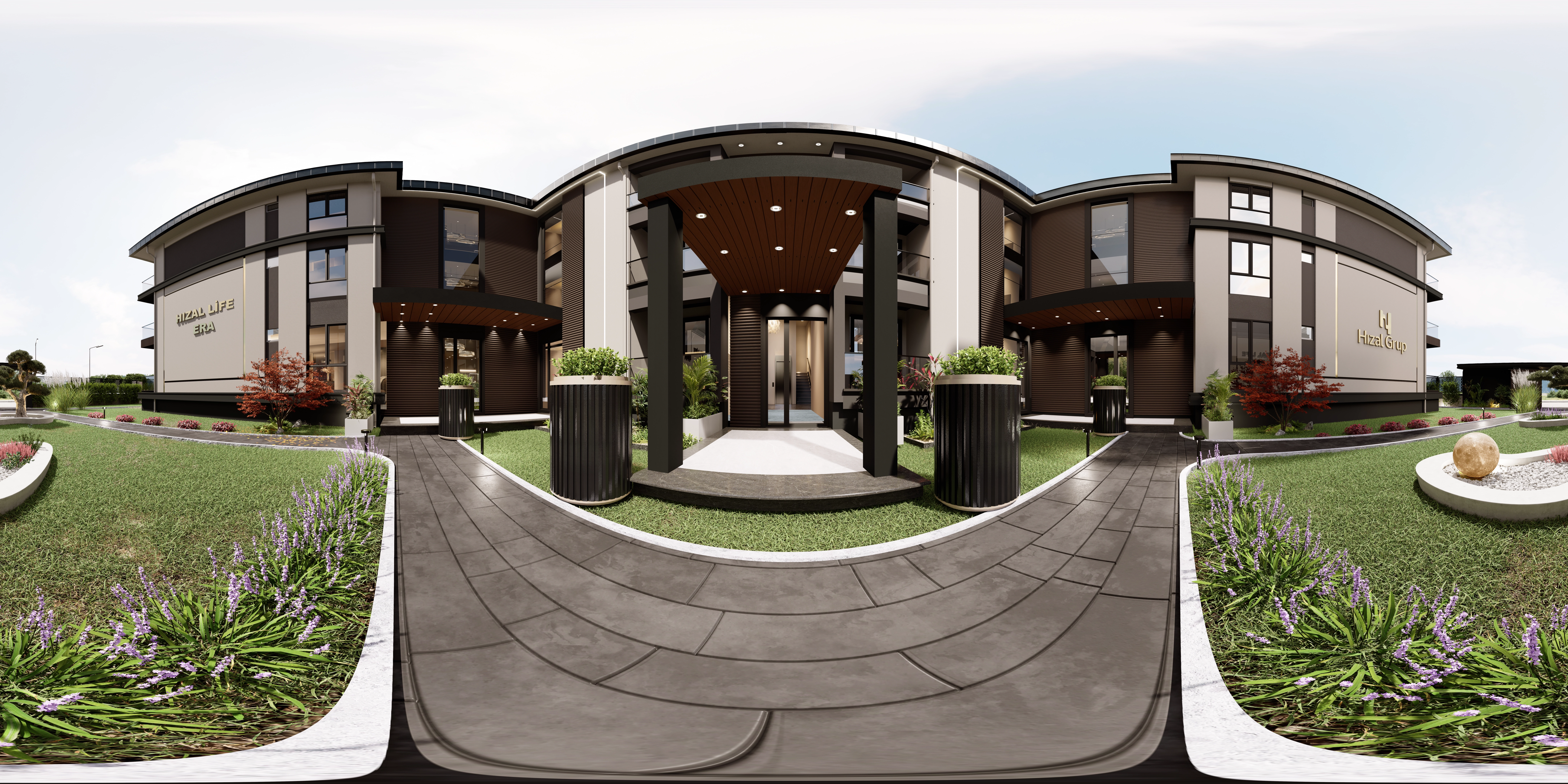 360 Panoramic Architectural Render